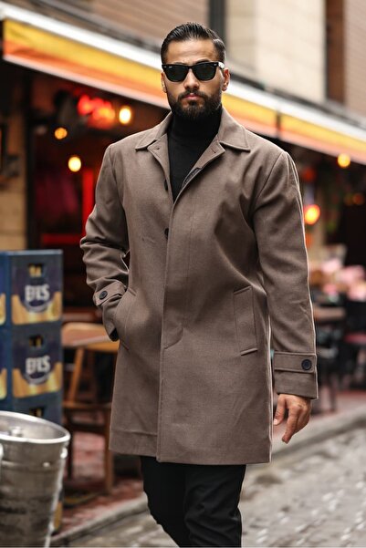 endap collection Men's Vision Regular Fit Cashmere Coat