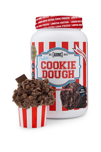 Adonis Gear PROTEIN COOKIE DOUGH (Casein Protein) – Loaded Triple Chocolate (LIMITED EDITION)