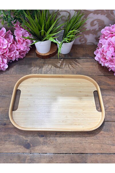 Bahar Home Bamboo Thin 3-Deck Tray
