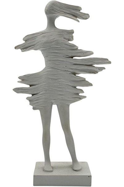 B&D Modern Abstract Figurine by banddtools — Grey Decorative Art Statue