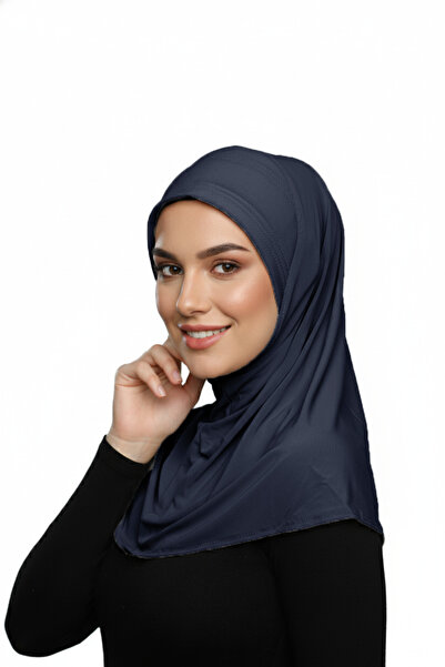 elysianfidan Cotton Comfort Takmatik Smoked Ready-To-Wear Turban Hijab Bonnet Easy On/Off Comfortable Model