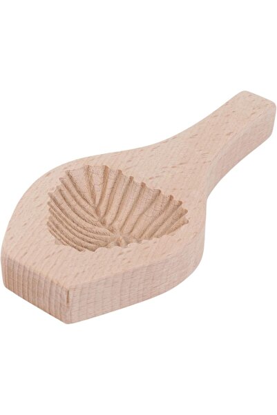 B&D Wooden Cake Mold, Traditional Shell Pattern, Beechwood Baking Form, 19.5x8.5x2.3cm