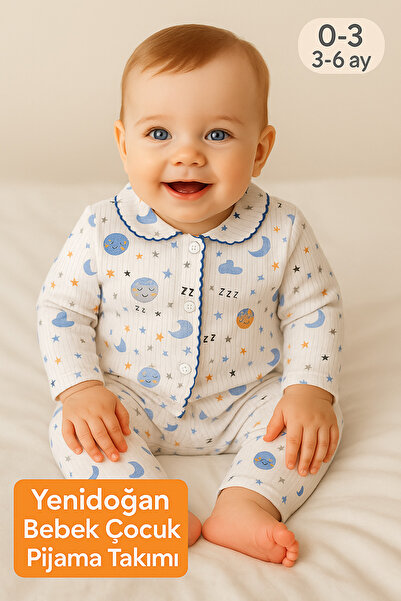 MYZİ STORE Baby Kids Pajama Set (0-3 and 3-6 Months)