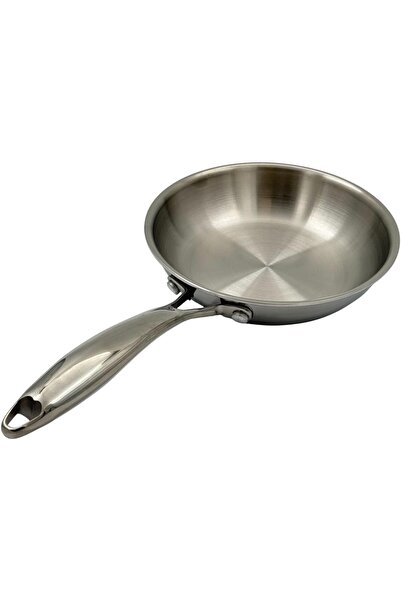 B&D Banddtools Professional Stainless Steel Frying Pan, 18 cm x 4.3 cm