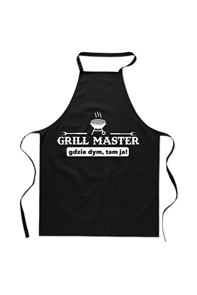 Other Black PRINTED kitchen apron for GRILL MASTER Men's King Father's Day