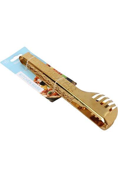 B&D ملقط مطبخ احترافي مطلي بالذهب مقاس 9 بوصات (23 سم)