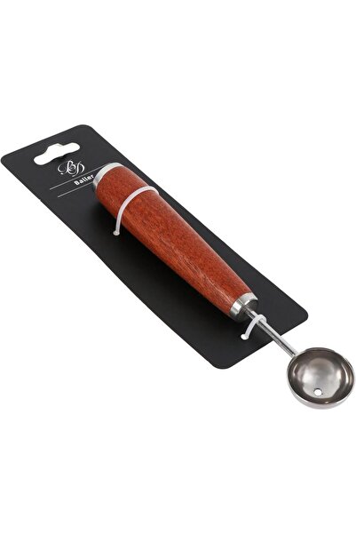 B&D مغرفة البطيخ الخشبية الاحترافية من Baller، مغرفة من الفولاذ المقاوم للصدأ...