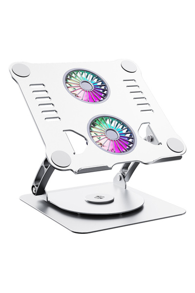 Zen Store حامل كمبيوتر لوحي/كمبيوتر محمول قابل للطي والتعديل بزاوية 360 درجة ...