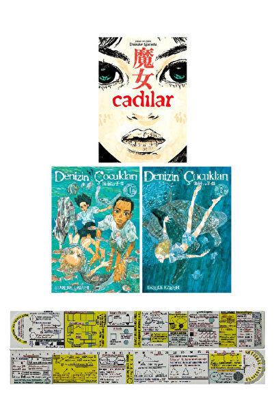 Marmara Çizgi Daisuke Igarashi 3'lü Manga Seti / Cadılar + Denizin Çocukları ...