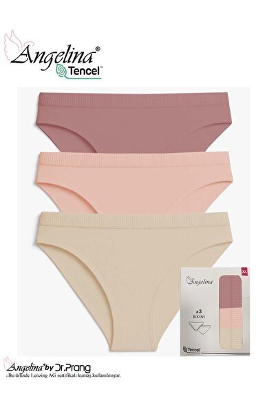 ANGELİNA Chiloți slip bikini cu talie normală, 3 piese