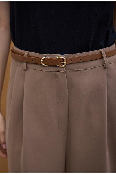 Birgül Bektaş Mink Fleto Pocket Trousers