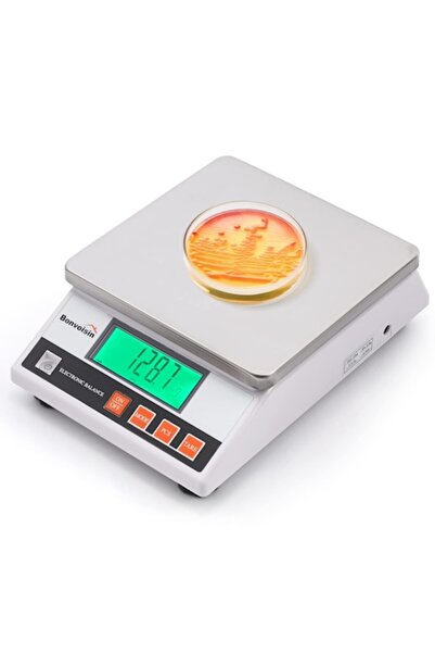 OEM Cântar electronic Bonvoisin 10 kg, 0,1 g, oțel inoxidabil, 17,8 x 17,8 cm