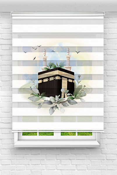 Pembepanjurevtekstıl (ENXBOY)MESCİD-İ AKSA DİJİTAL BASKILI ZEBRA PERDE-COCUK ...