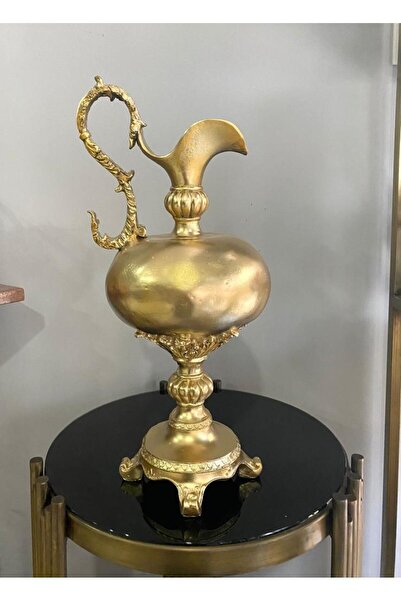 Mirsa Global Dekoratif Antika Görünümlü İbrik Biblo Salon Dekoru Sürahi