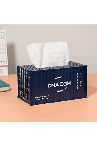 RESTEQ CMA CGM tissue box container, decorative model