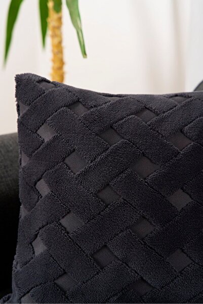 Sudemhome Straw Pattern Special Design Punch Pattern Decorative Throw Pillow Cover 43X43 cm