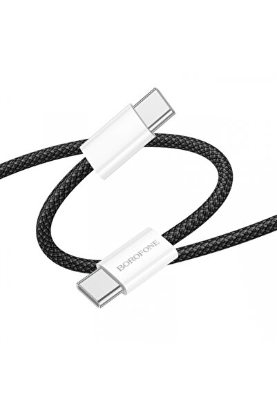 Borofone Cablu Date si Incarcare USB-C - USB-C BX103 Original, 60W, 1m, Negru