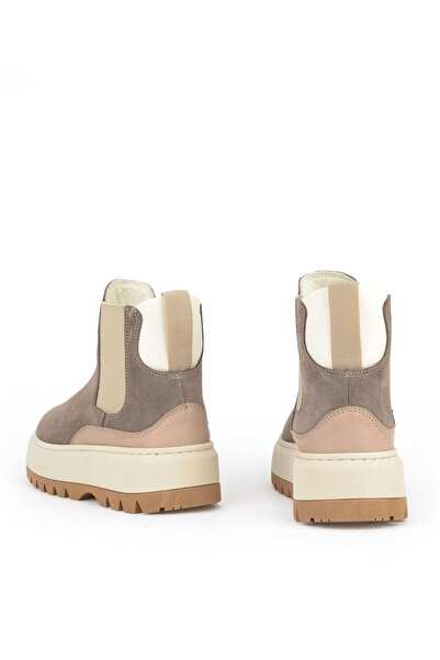 Ziya , Γυναικείες μπότες από γνήσιο δέρμα 1531020Z194022 Mink