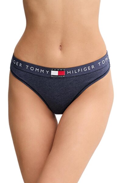Tommy Hilfiger Kadın Mavi Tanga UW0UW06039
