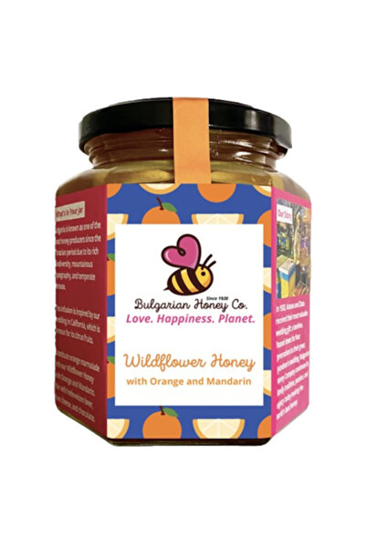 Bulgarian Honey Co. Honey with Oranges and Mandarins, 450g
