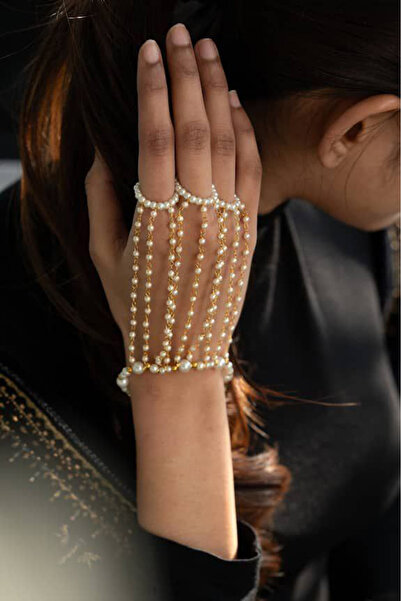 Shiklik Zarif Beyaz İnci Boncuk Kadın Şahmeran ile Şıklığınızı Yükseltin