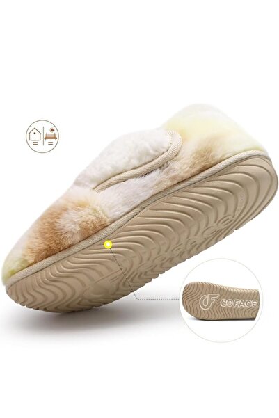 OEM - Women's Home Slippers, Foam, Beige, 38.5 EU