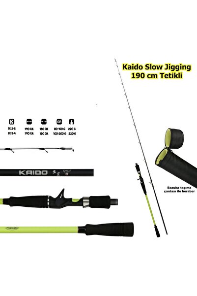 Kaido Slow Jig Kamışı 190 cm Pe 2-3 Tetikli