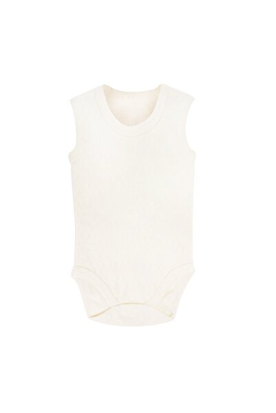 Sema Baby Jacquard Strap Badi (Body) - White 12-18 Months