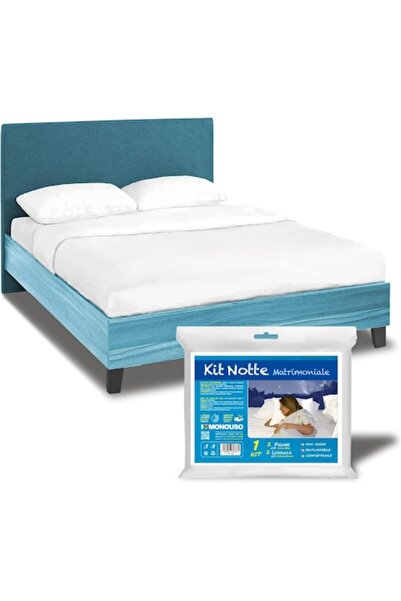 OEM Disposable bed linen set, 2 sheets 220x240cm and 2 pillowcases 60x80cm, white