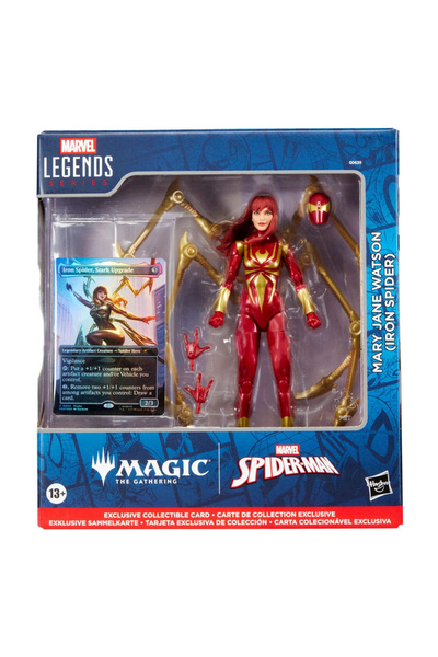 Hasbro Marvel Legends Mary Jane Iron Spider + Magic Foil Card 15 cm