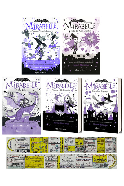 Epsilon Yayınevi İsadora Moon Mirabelle 5 Kitap Set + Özel Cetvel
