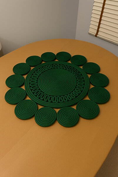 MaVaux Covoraș rotund din iută Tadpole 60x60