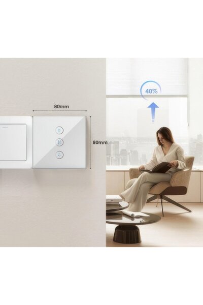 ALLEVOI Wi-Fi Smart Socket, Set of 4, Compact Design 8x8cm, Compatible with Alexa/Google
