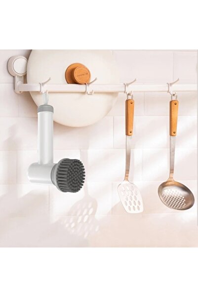 RESTEQ Q1 Electric Cleaning Brush, 3 Interchangeable Heads, IPX6, 115x180 mm