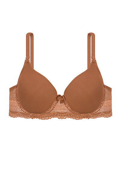 Doğan Жіночий бюстгальтер без кісточок з мереживом і балеринами