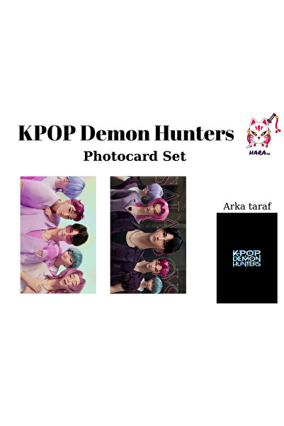 Hara Company Set de carduri foto anime KPOP Demon Hunters Saja Boys / Card de...