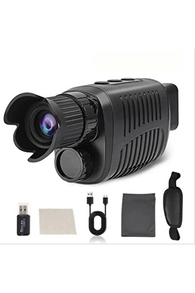 RESTEQ Night Vision Monocular, 5x Zoom, Infrared, IPX4 Water Resistant