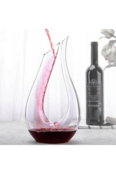 RESTEQ Wine Decanter, Crystal Glass, 1.5 L, 35 cm