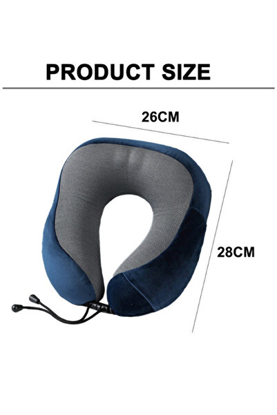 OEM U-shaped travel pillow, soft material, compact for neck support