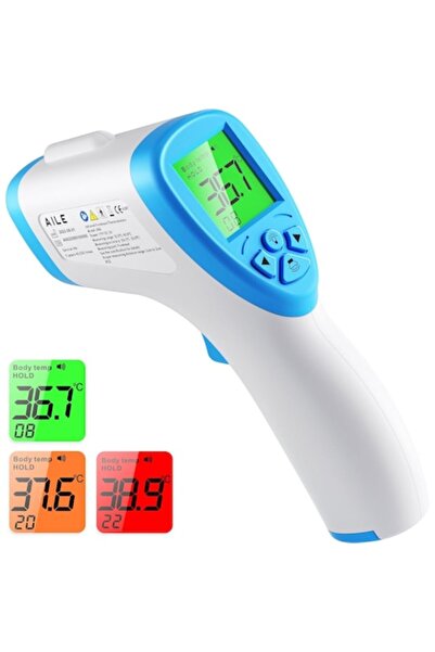 OEM Non-contact digital thermometer, tricolor alarm, LCD, 2 AAA