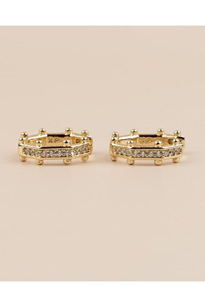 Portakal Esintisi Octavia Minimal Octagonal Ring Xuping Earrings