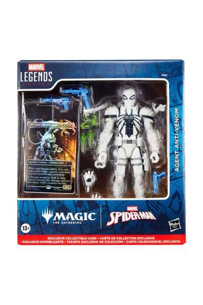 Hasbro Marvel Legends Agent Anti-Venom + Magic Foil Card 15 cm