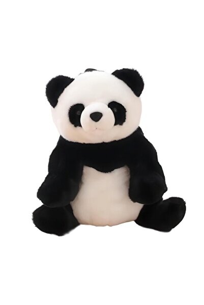 RESTEQ Children's Panda Backpack, 40x20 cm, White/Black