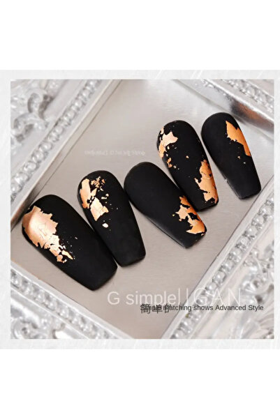 VOLİA رقائق ذهبية لتزيين الأظافر (عبوة)