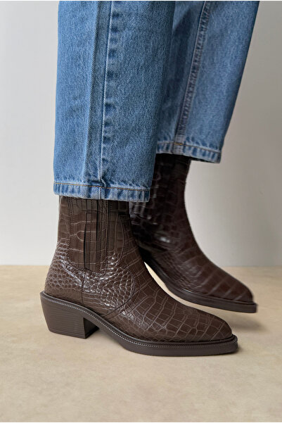 Mupa Shoes Γυναικείες Μπότες ΚΑΦΕ ΚΡΟΚΟ