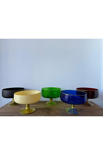 Miko Home & Garden Colorful Pedestal Bowl – Modern Serving & Decor Bowl (Color Options Available)