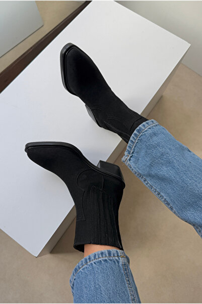 Mupa Shoes Γυναικείες Μπότες BLACK SUEDE