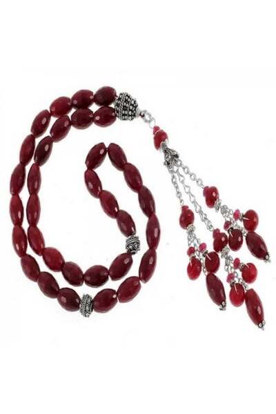 Eagal Red Olive Agate Prayer Beads - Luxury Tasbih
