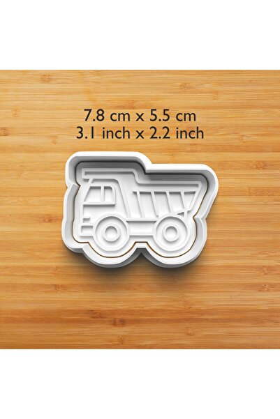 Hobist Construction New Set of 4 Cookie and Sugar Dough Molds with Crane