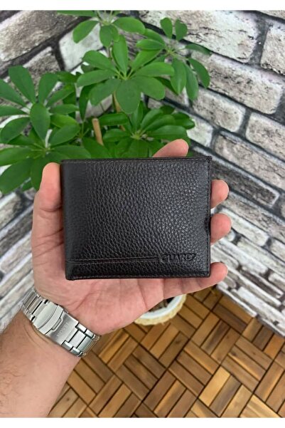 GUARD Brown Genuine Leather Single Fold Classic Model Horizontal Men's Wallet - Grd251115Wt1115